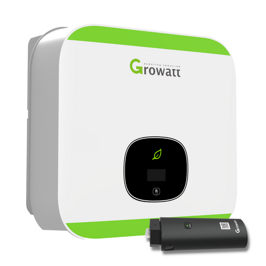 INVERSOR SOLAR ONGRID GROWATT 5KW 220V 2MPPT MIN5000TL-X MONITORAMENTO WIFI