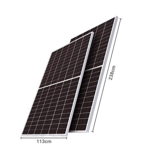 PAINEL SOLAR SUNOVA 610W SS-610-66MDH-G11(T) MONOCRISTALINO HALF CELL NTYPE