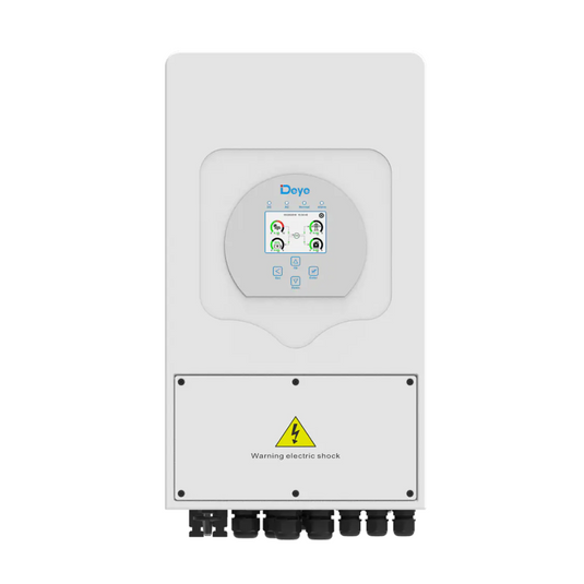 KIT ENERGIA SOLAR HÍBRIDO 450KWH MÊS 3,51KWP 6 PAINEL SUNOVA 585W INVERSOR DEYE 5KW 110/220V 2MPPT